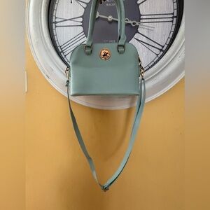 Perfect size blue sky purse